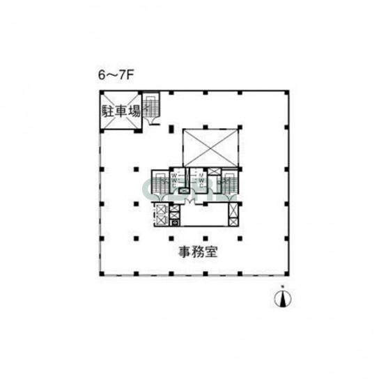 6-7階 平面図