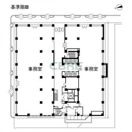 基準階 平面図