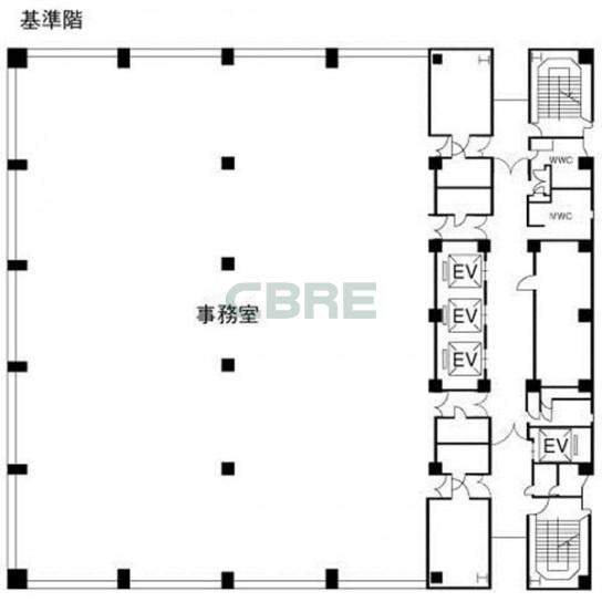 基準階 平面図