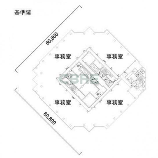 基準階 平面図