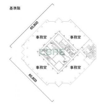 基準階 平面図