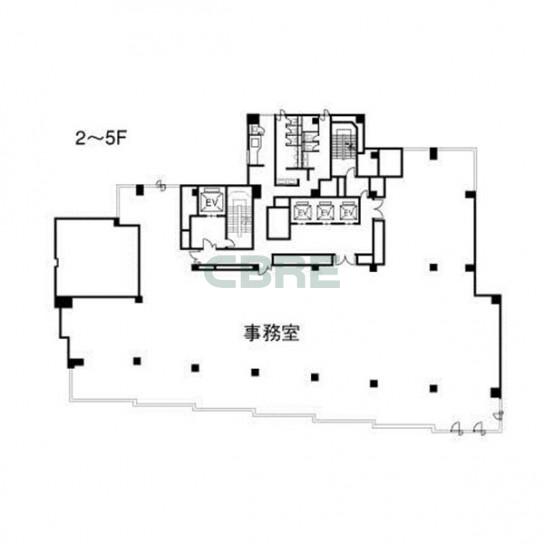 2-5階 平面図