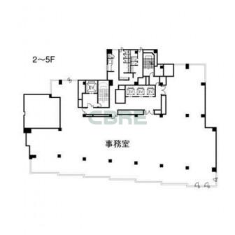 2-5階 平面図