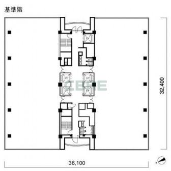 基準階 平面図