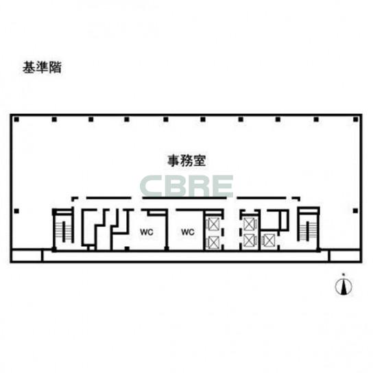基準階 平面図