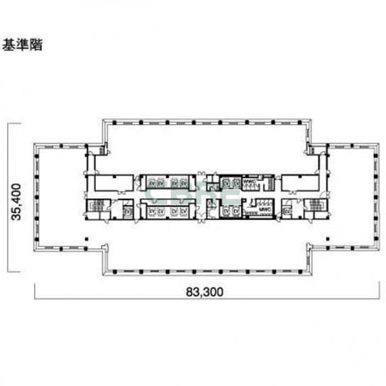 基準階 平面図