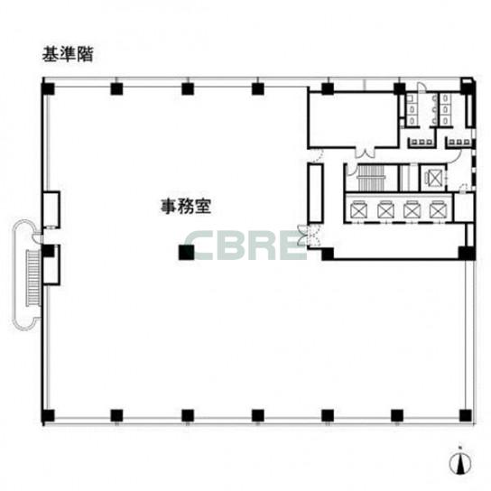 基準階 平面図