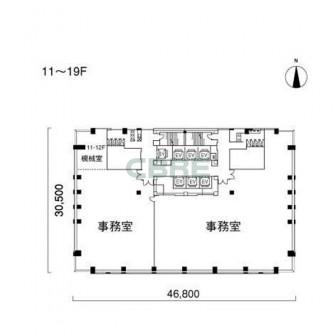 11-19階 平面図