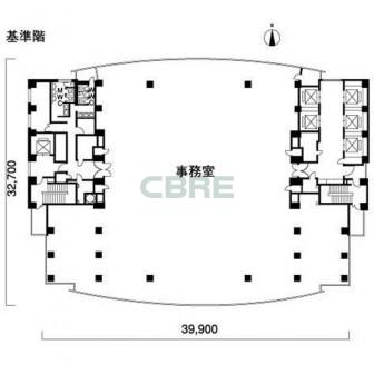 基準階 平面図