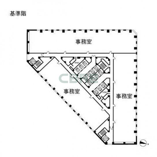 基準階 平面図