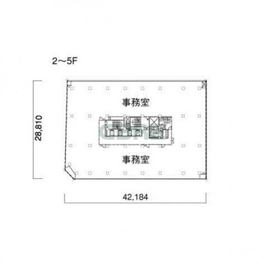 2-5階 平面図