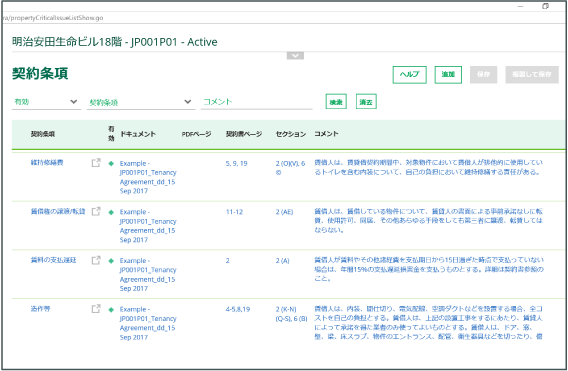 契約条項