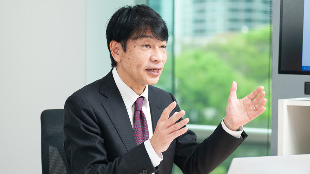大阪デジタルエクスチェンジ株式会社 代表取締役社長 朏 仁雄氏
