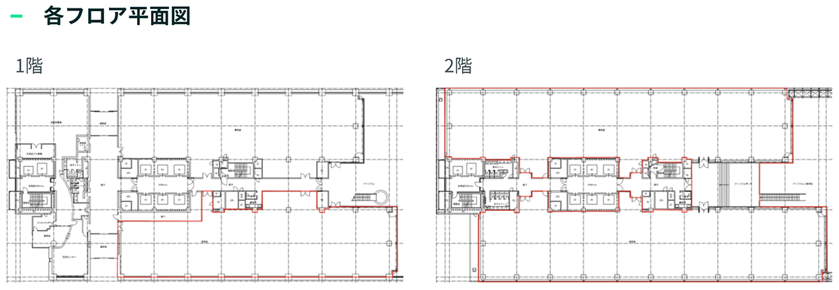 各フロア平面図